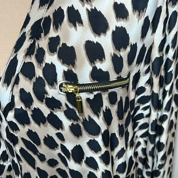 NWT International concepts leopard print, long sleeve shirt size 2X. - Picture 4 of 9